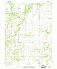 Download a high-resolution, GPS-compatible USGS topo map for Landes, IL (1970 edition)