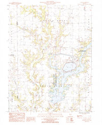 Download a high-resolution, GPS-compatible USGS topo map for Latona, IL (1985 edition)
