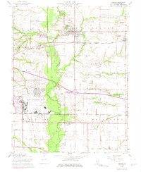 Download a high-resolution, GPS-compatible USGS topo map for Lebanon, IL (1975 edition)