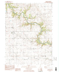 Download a high-resolution, GPS-compatible USGS topo map for Leonore, IL (1984 edition)