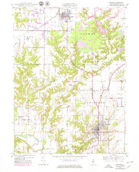 Download a high-resolution, GPS-compatible USGS topo map for Lewistown, IL (1976 edition)