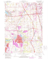 Download a high-resolution, GPS-compatible USGS topo map for Libertyville, IL (1989 edition)