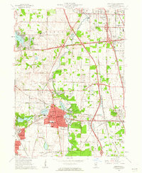 Download a high-resolution, GPS-compatible USGS topo map for Libertyville, IL (1962 edition)