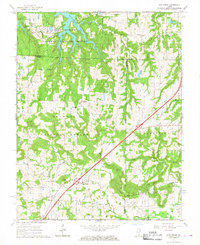 Download a high-resolution, GPS-compatible USGS topo map for Lick Creek, IL (1967 edition)