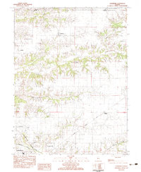 Download a high-resolution, GPS-compatible USGS topo map for Literberry, IL (1983 edition)