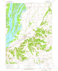 Download a high-resolution, GPS-compatible USGS topo map for Lomax, IL (1965 edition)