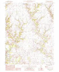 Download a high-resolution, GPS-compatible USGS topo map for Louisville East, IL (1985 edition)