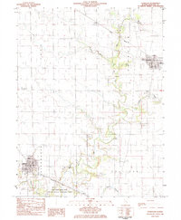 Download a high-resolution, GPS-compatible USGS topo map for Lovington, IL (1983 edition)