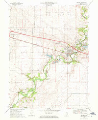 preview thumbnail of historical topo map of Mahomet, IL in 1970