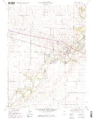 preview thumbnail of historical topo map of Mahomet, IL in 1970