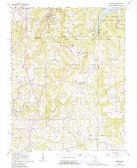 Download a high-resolution, GPS-compatible USGS topo map for Makanda, IL (1990 edition)