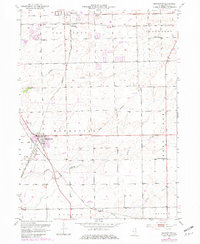 Download a high-resolution, GPS-compatible USGS topo map for Manhattan, IL (1981 edition)