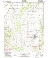 Download a high-resolution, GPS-compatible USGS topo map for Marine, IL (1991 edition)