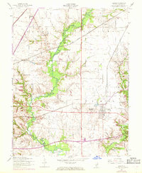 Download a high-resolution, GPS-compatible USGS topo map for Marine, IL (1969 edition)