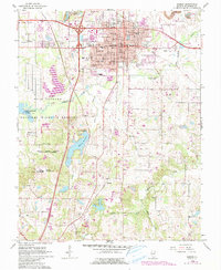 Download a high-resolution, GPS-compatible USGS topo map for Marion, IL (1990 edition)