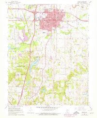 Download a high-resolution, GPS-compatible USGS topo map for Marion, IL (1978 edition)