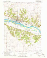 Download a high-resolution, GPS-compatible USGS topo map for Marseilles, IL (1972 edition)