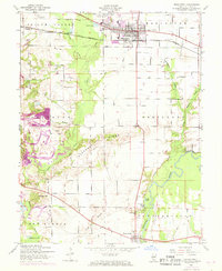 Download a high-resolution, GPS-compatible USGS topo map for Mascoutah, IL (1969 edition)