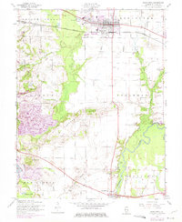 Download a high-resolution, GPS-compatible USGS topo map for Mascoutah, IL (1975 edition)