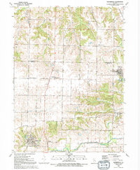 Download a high-resolution, GPS-compatible USGS topo map for Matherville, IL (1992 edition)