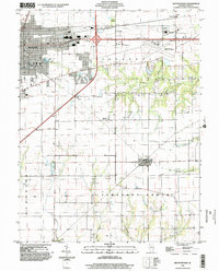 Download a high-resolution, GPS-compatible USGS topo map for Mattoon East, IL (2002 edition)