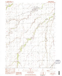 Download a high-resolution, GPS-compatible USGS topo map for Mazon, IL (1983 edition)