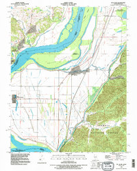 Download a high-resolution, GPS-compatible USGS topo map for McClure, IL (1995 edition)