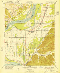 Download a high-resolution, GPS-compatible USGS topo map for McClure, IL (1948 edition)