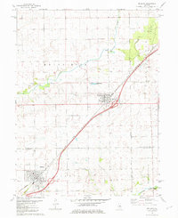 preview thumbnail of historical topo map of McLean, IL in 1981