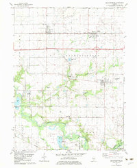 Download a high-resolution, GPS-compatible USGS topo map for Mechanicsburg, IL (1983 edition)