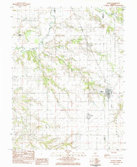 Download a high-resolution, GPS-compatible USGS topo map for Medora, IL (1984 edition)