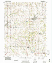 preview thumbnail of historical topo map of Mendon, IL in 1995