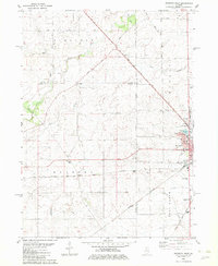 Download a high-resolution, GPS-compatible USGS topo map for Mendota West, IL (1982 edition)