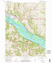 Download a high-resolution, GPS-compatible USGS topo map for Menominee, IL (1973 edition)