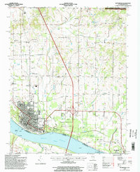 Download a high-resolution, GPS-compatible USGS topo map for Metropolis, IL (1998 edition)