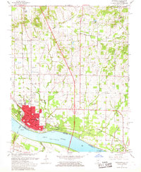 Download a high-resolution, GPS-compatible USGS topo map for Metropolis, IL (1968 edition)