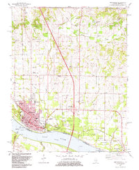 Download a high-resolution, GPS-compatible USGS topo map for Metropolis, IL (1983 edition)