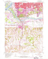 Download a high-resolution, GPS-compatible USGS topo map for Milan, IL (1971 edition)