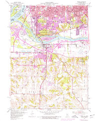 Download a high-resolution, GPS-compatible USGS topo map for Milan, IL (1976 edition)