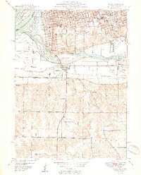 1950 Map of Milan
