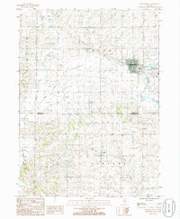 Download a high-resolution, GPS-compatible USGS topo map for Milledgeville, IL (1986 edition)