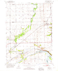 Download a high-resolution, GPS-compatible USGS topo map for Minooka, IL (1967 edition)