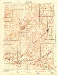 Download a high-resolution, GPS-compatible USGS topo map for Mokena, IL (1943 edition)