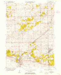 Download a high-resolution, GPS-compatible USGS topo map for Mokena, IL (1955 edition)