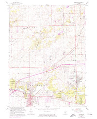 Download a high-resolution, GPS-compatible USGS topo map for Mokena, IL (1974 edition)