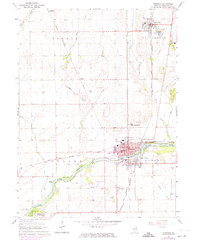 preview thumbnail of historical topo map of Momence, IL in 1964