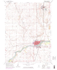 Download a high-resolution, GPS-compatible USGS topo map for Momence, IL (1974 edition)