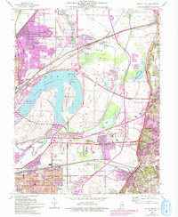 Download a high-resolution, GPS-compatible USGS topo map for Monks Mound, IL (1993 edition)