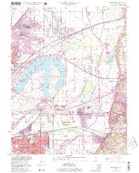 preview thumbnail of historical topo map of Madison County, IL in 1998