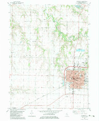 Download a high-resolution, GPS-compatible USGS topo map for Monmouth, IL (1983 edition)